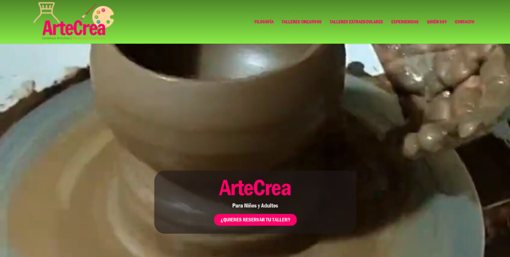 Portada Web Artecrea Sevilla Escuela de modelado escultórico