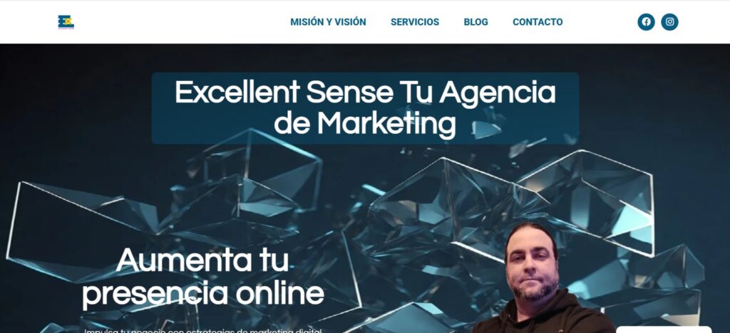 Antigua Web de excellentsensedigitalagency